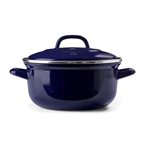 BK Indigo Aluminum HeavyGauge Carbon Steel, Induction, 5.5QT Nonstick
