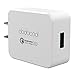 dodocool Quick Charge 3.0, 18W USB Wall Charger [Qualcomm Certified] for Galaxy S7/S6/Edge Nexus 6p LG G5