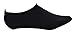 BBA Water Skin Shoes Aqua Socks for Beach Swim Surf Yoga Exercise (XL (US M:8-9), Black)