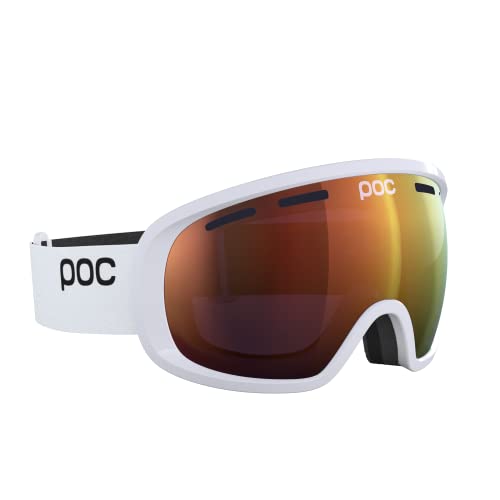 POC Fovea, Hydrogen White/Partly Sunny Orange