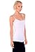Bozzolo 2 4 Pack Women's Junior Plus Adjustable Spaghetti Strap Long Tank Top