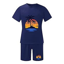 Y2k Sets 2 Piece Outfit 70s Disco Mens Beach