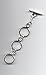 KaShDa Multi-Ring 14MM Silver Plated Toggle Bar Necklace Extenders 1 to 13 Rings - 1 5/8