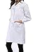Taylor Eddie Professional Lab Coat for Women, Long Sleeve Lab Coat with Pockets, Female White Lab coat