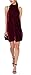Allbebe Women's Gold Velvet High-Necked Sexy Sleeveless Vest A-Line Dress