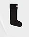 Hunter Women's 6 Stitch Boot Sock, Black, Large