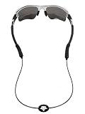 Relentless Tactical Tactical Sunglass Straps - Made in USA - Patent Pending Design - Universal Fit Glasses Retainer System for Any Shooting/Safety or Sunglasses - Tac Strapz Standard Black