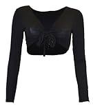 Womens Tie up Cropped Shrug Sweater