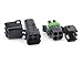WMYCONGCONG 10 Kits 4 Pin Automotive Electrical Connectors Quick Disconnect 4 Pin Way Waterproof Electrical Wire Connector Terminal Plug Fit 18-14AWG