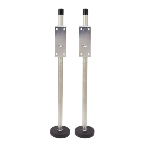 2 PCS Adjustable Ladder Leveler, 20 inch Extension Ladder Stabilizer Feet Levelers Universal Stair Ladder Stabilizer Ladder Aide Leveling Feet Ladder Accessories for Indoor Outdoor