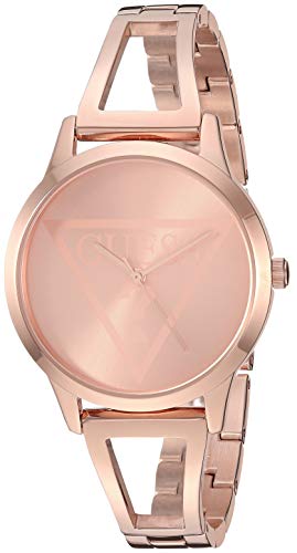 GUESS Women's Quartz Stainless-Steel Strap, Rose Gold, 14.2 Casual Watch (Model: U1145L4