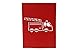 PopLife Fire Engine Truck 3D Pop Up Greeting Card for All Occasions - Firefighters, Volunteers, Kids - Folds Flat for Mailing - Birthday, Graduation, Retirement, Congratulations, Work & Anniversary