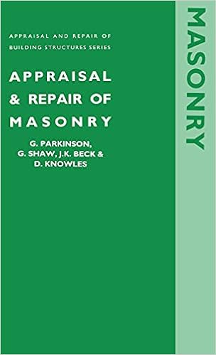 Appraisal and repair of masonry (Appraisal and Repair of Building Structures series)