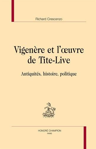 Vigenère et l'oeuvre de Tite-Live
