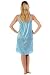 Casual Nights Women's Satin 2 Piece Robe and Nightgown Set