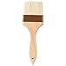 3-Inch Wide Pastry Brush with Boar Bristles and Lacquered Hardwood Handle, Basting BBQ Marinade Brush, Kitchen / Cooking Brushes