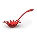 Slotted Spaghetti Spoon Ladle Server - Red Splash