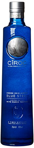 CIROC Blue Steel Ultra Premium Vodka Sonderedition Zoolander 2 (1 x 0.7 l)