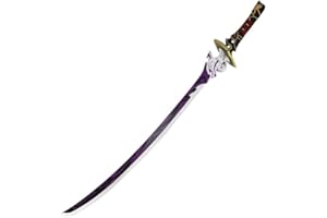 MINGSHAO 41" Fantasy Game Genshin Impact Cosplay Foam Sword Scepter Blade Weapon Costume Kids Friendly (Varies Style) (Amenoma Kageuchi)