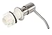 Attmu Stainless Steel Built In Pump Kitchen Sink Dish Liquid Soap Lotion Dispenser, Large Capacity 13 OZ Bottle, 2.55 Inch Threaded Tube for Thick Deck Installation