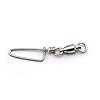 SHELURE-Fishing-Ball-Bearing-Swivel-with-Coastlock-Snap-Welded-Ring-Black-Nickel-15Lb-to-187Lb