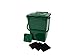 Exaco ECO-2000 Plus Kitchen Compost Waste Collector, 2.4 Gallon, Deluxe Green