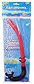 Flexable Bent Scuba Diving Snorkle - Red Black