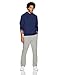 Starter Men's Open-Bottom Sweatpants with Pockets, Amazon Exclusive, Vapor Grey Heather, Large