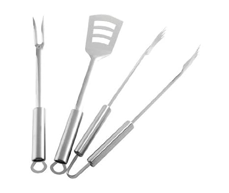 Landmann Grillbesteck, Silber, 41 x 9 x 2 cm