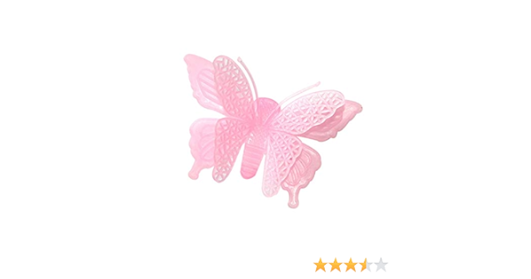 JiaMeng Decoración del hogar 6PC Luminous Butterflies Skin ...
