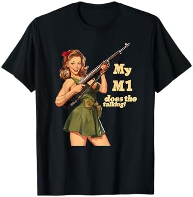 Amazon.com: WWII Pin Up Girl Funny Edgy Graphic T-Shirt : Clothing