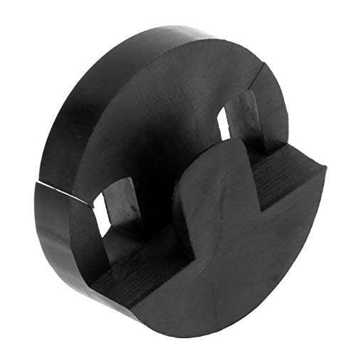 35 x 35mm Acoustic Cello Durable Round Circular Rubber Design Mute Silencer Light-weight Black Cello Parts
