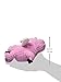 goDog Checkers Flying Pig Squeaky Plush Dog Toy, Chew Guard Technology - Pink, Small