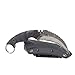 MASALONG kni104 Outdoor Survival claw Knife Double edged sharp Fixed Blade Knife With Sheath