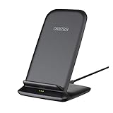 CHOETECH 15W Wireless Charger, Fast Wireless Charging Stand Compatible with Samsung iPhone 11/11 Pro/11 Pro Max/XS Max/XR/XS/X, Galaxy Note 10/S10/S10E/S9/Note 9/S8, LG V30/V35/V40/G8 (No AC Adapter)