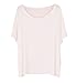 Shawhuaa Womens Summer Casual Loose T-Shirt Tees Blouse Top White