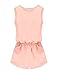 Allegra K Women Sleeveless Cut Out Back Elastic Waist Romper
