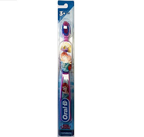 image for Oral-B NEW Princess Toothbrush for Little Girls, Children 3+, Extra So