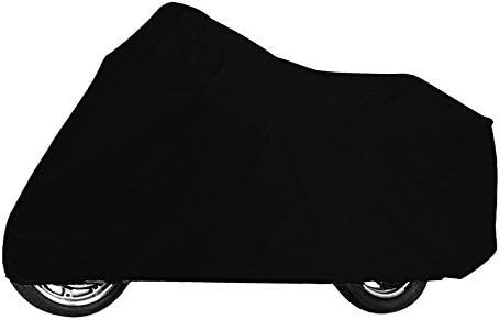 Summates Motorcycle Cover (74"L x 35"W x 46.8"H, Black)
