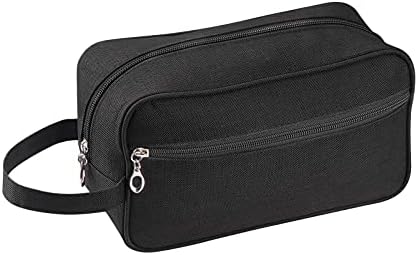 Heavy-duty Toiletry Bag 600D Nylon Travel Dopp Kit Bathroom Shaving Organizer for Men or Women Toiletries Traveling (Black) 1 Heavy-duty Toiletry Bag 600D Nylon Travel Dopp Kit Bathroom Shaving Organizer for Men or Women Toiletries Traveling (Black)