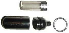 1 (one) piece Geocaching Anodized ID/ Tag Holder Heavy duty Aluminum Tool , Note CHROME color NOT black
