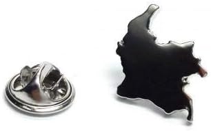 Colombia Country Outline Map Novelty Gift Lapel Tie Pin Badge | Personalised Novelty Gifts For Men and Women | Perfect Pins For Any Clothing
