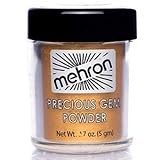 Mehron Makeup Precious Gem Powder Eye Makeup, - Topaz .17oz Shaker Jar