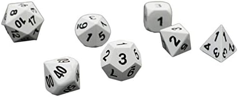 7pcs/Set Metal Dice Polyhedral Role Playing Game Dice for Dungeons and Dragons, RPG Dice Gaming, Innovative RPG Dice D&D Metal Dice DND Game Dice Electrophoresis