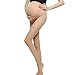 Women's Pregnant Maternity Sheer Pantyhose Tights 20 Denier (Sheer)