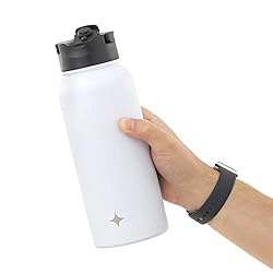 JoyJolt Triple Insulated Water Bottle with Straw