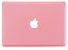 Kuzy - PINK Rubberized 13inch Hard Case Cover See Thru for NEW Macbook PRO 13.3