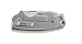 CRKT Batum EDC Folding Pocket Knife: Outdoor Everyday Carry, Satin Blade with Finger Choil, Thumb Slot Open, Frame Lock Stainless Handle, Reversible Pocket Clip 5453