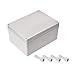uxcell 200mm x 150mm x 100mm Dustproof IP65 Junction Box DIY Case Enclosure Gray
