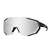 X-TIGER Polarized Sports Sunglasses with 5 Interchangeable Lenses,Mens Womens Cycling Bike Glasses,Baseball Running Fishing